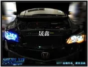 《晟鑫》全新 下標預付訂金區 喜美8代 K12 GTI U型 LED方向燈 雙功能 雙色CCFL光圈 魚眼 黑框 大燈 