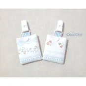 唯小伊手作＊藍色花牆＊寶寶平安符袋/香火袋/護身符袋/平安福袋＊可愛＊客製