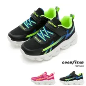 【GOODYEAR】輕飛躍童款輕量緩震運動鞋 魔鬼氈運動鞋 慢跑鞋 童鞋 運動鞋童 男童鞋 女童鞋 跑步鞋童