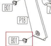 【KUI酷愛】KWC 1911 KCB-77 B01 槍柄螺絲(一字)~53255