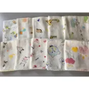 【現 貨 🔺開電子發票】 獨立包裝 全棉質二層 紗布手帕口水巾嬰兒餵奶巾寶寶纱布方巾