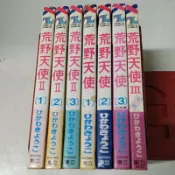 稀有漫畫 荒野天使   1-7完+新書套 作者：冰川京子，書籍如照片所示，外觀無章有書訂，書側漂亮可看照片