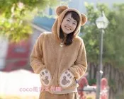 《現貨》Coco馬日本代購 日本海洋迪士尼 達菲 雪麗梅 毛茸茸居家外套 外套 M號 L號