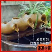 魚缸過濾器 陶瓷 魚缸造景 流水擺件 生態缸 增氧 循環 庭院造景擺設 中式 裝飾品 擺飾 水族箱 濾水器 水缸 招財