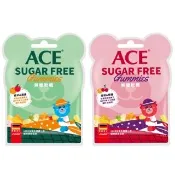 【ACE】ZERO SUGAR Q軟糖40gx20袋(蘋果橘子/櫻桃檸檬)