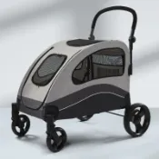狗推車/提籠 快速出貨 歐美熱銷中大型多功能寵物推車多隻貓咪犬戶外便捷狗狗手推車批發S026公司貨