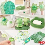 韓國大創 Daiso 青蛙 綠色系列 沐浴用品 拖鞋 手套 浴巾 浴簾 廚房 玻璃杯 吊飾 雨衣 雨傘 毛巾 窗簾 海綿