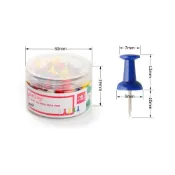 (店+)文具辦公用品 50g筒裝橡皮筋 80入圖釘 膠帶台 強力膠 透明膠帶 彩色膠帶 學生文具用品 台灣出貨