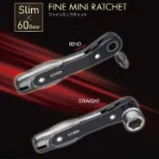 日本 VESSEL 迷你棘輪板手 Slim X 60Gear 鋼鍛 TD-23 TD-24 TD-25 TD-26
