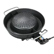 (店+)【大家源】韓式鴛鴦火烤爐 TCY-371701 (鴛鴦鍋 燒烤爐 部隊鍋 料理鍋 烤盤 烤肉)