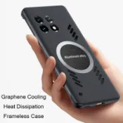 ONEPLUS 一加一加 11 ACE 2 ACE2 ACE 10R 10T 10 Pro 賽車外殼無框石墨烯散熱蓋外殼