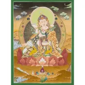 探索藏傳佛教傳統藝術 如蓮花生大士唐卡
