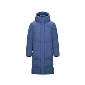 【K-SWISS】羽絨外套 MS LONG DOWN JKT 保暖 長版 男款 藍色 1012080-410