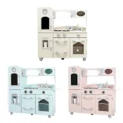 【Teamson】奧蘭多木製家家酒兒童廚房玩具(3色)