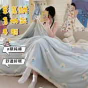 新款a類 可愛系牛奶絨羊羔絨多功能毛毯  秋冬棉被 嬰兒純棉荳荳毯  荳荳毯 寶寶棉被 嬰兒厚毯 秋冬厚被 毛毯