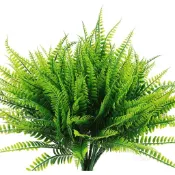 仿真植物蕨類植物波斯草人造植物人造草防紫外線塑料植物戶外家庭花園裝飾