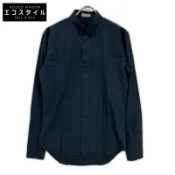 【DOKODEMO】Dior Homme 163c506a2274 灰色暗影格紋長袖襯衫 37 碼 [二手]