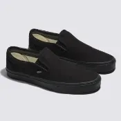【VANS】官方旗艦 Classic Slip-On 全黑色滑板鞋/休閒鞋