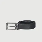 【BRAUN BUFFEL 德國小金牛】都會時尚 簡約穿針式皮帶-鎗色(BF26S-WEG209A42-SGU) 送禮推薦