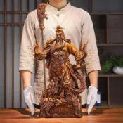 騰達百貨 快速出貨 【關公像關二爺】 擺件家庭招財 客廳辦公室卓 供奉財神公蕬 店鋪開業禮品 通勤