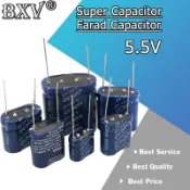 1PCS全新超級電容法拉電容組合型5.5V 0.5F 1F 2F 3.5F 4F 5F 7.5F 10F 15F