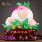 免運 祝壽禮物老人日生過大壽桃擺件送長輩爺爺奶奶老年人祝壽賀壽禮品