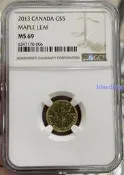 NGC-MS69 加拿大2013年楓葉1/10盎司金幣4342