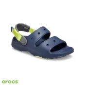 Crocs 卡駱馳 (童鞋) 經典特林兒童涼鞋-深藍色-207707-410_洞洞鞋