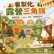 【🎨來圖客製🚩營造氛圍】客製化 三角旗 旗幟訂製 露營裝飾 客製化布條 旗子 實用性禮物 生日禮物 朋友 禮物推薦 禮物