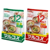 (店+)MARUKOME料亭之味 丸米一休 元氣味噌湯12食  3種口味 綜合/減鹽 沖泡味噌湯 日本原裝進口 即食包