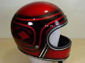 1970哈雷重型機車騎士co chopper old school shoei buco紅鑽石金蔥古董tt安全帽bell moto 3 iii mccoy 883 sporster w650 w800