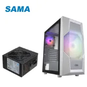 SAMA 先馬   MG-III(WH) ATX 機殼 + 僑威 650W 80PLUS 金牌 電源供應器