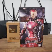 現貨 全新 Threezero 3A DLX 復仇者聯盟 鋼鐵人 Mark 43 MK43 戰損版 1/12 馬克43