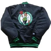 Boston Celtics 賽爾蒂克 棒球外套 夾克 嘻哈 饒舌 大尺碼 尺寸2XL/3XL