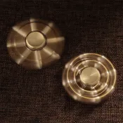 國小生玩具紓壓 360度旋轉 金屬紓壓玩具 辦公室舒壓神器 旋轉羅盤擺飾指尖轉轉手把 雙面隨身攜帶把玩創意指尖陀螺可旋轉