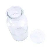 玻璃容器 分裝瓶 250ml 中藥瓶 玻璃藥罐 燒杯 大玻璃瓶 空瓶 糖果罐 玻璃瓶蓋(550-GB250)