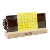 日本製 Miffy 組立式木製萬年曆 萬年曆 年曆  日麗 天然木 木製 桌曆 行事曆 米飛兔 米非兔