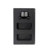 【ROWA 樂華】FOR OLYMPUS BLN-1 BLN1 TYPE-C 液晶顯示 雙孔充電器 副廠 雙充 (相容原廠)