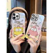 Vivo V60 V50 V70 Y39 Y29S Y04 Y38 Y05 Y03可愛海綿寶寶Y21派大星防摔手機殼