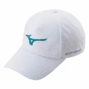【MIZUNO 美津濃】帽子 運動帽 棒球帽 遮陽帽 白 32TWD10201P