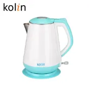 【蝦皮直營】kolin歌林 1.5L雙層防燙不鏽鋼快煮壺 電熱水壺 熱水壺 煮水壺 燒水壺 防空燒 304不鏽鋼