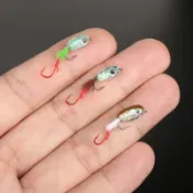 假餌 雙鉤魚苗飛蠅鉤路亞 淡水白條馬口青梢餐條羅飛太陽魚各種小魚 路亞釣魚