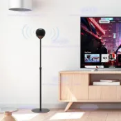 免運台灣出貨適用于蘋果Homepod mini音響落地支架伸縮金屬音箱架子底座部分訂金下單詳詢