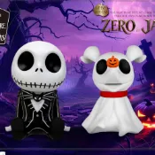 (店+)【Disney 迪士尼】聖誕夜驚魂 掌心功能公仔(存錢筒)-零零/傑克