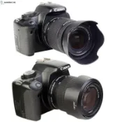 佳能遮光罩適用 750D 70D 60D 700D 80D 850D 200D 90D 600D 鏡頭防眩光保護罩
