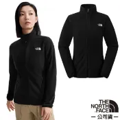 【北臉 The North Face】女 保暖 立領抓絨外套 登山外套 運動休閒外套 中層外套 宇宙黑 8AYF