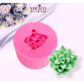 【悠立固】仙人掌矽膠模 石蓮花矽膠模 多肉植物矽膠模具 手工皂模 薰香模 擴香石膏模 蠟燭模