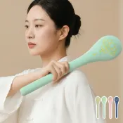 (店+)【Fien Home】經絡養生拍痧棒(艾草槌 經絡拍 經絡拍打棒 肩頸按摩 按摩槌)