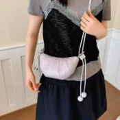 和居工造 女包 包包女高顏值2026夏季洋氣新款時尚單肩腋下斜挎包通勤餃子包包女qq92211