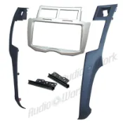 AudioWork TOYOTA面板 Yaris (銀色)TA-2071TS 2DIN 音響主機面板框
